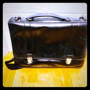 Black Briefcase / laptop Bag Wilson’s leather
